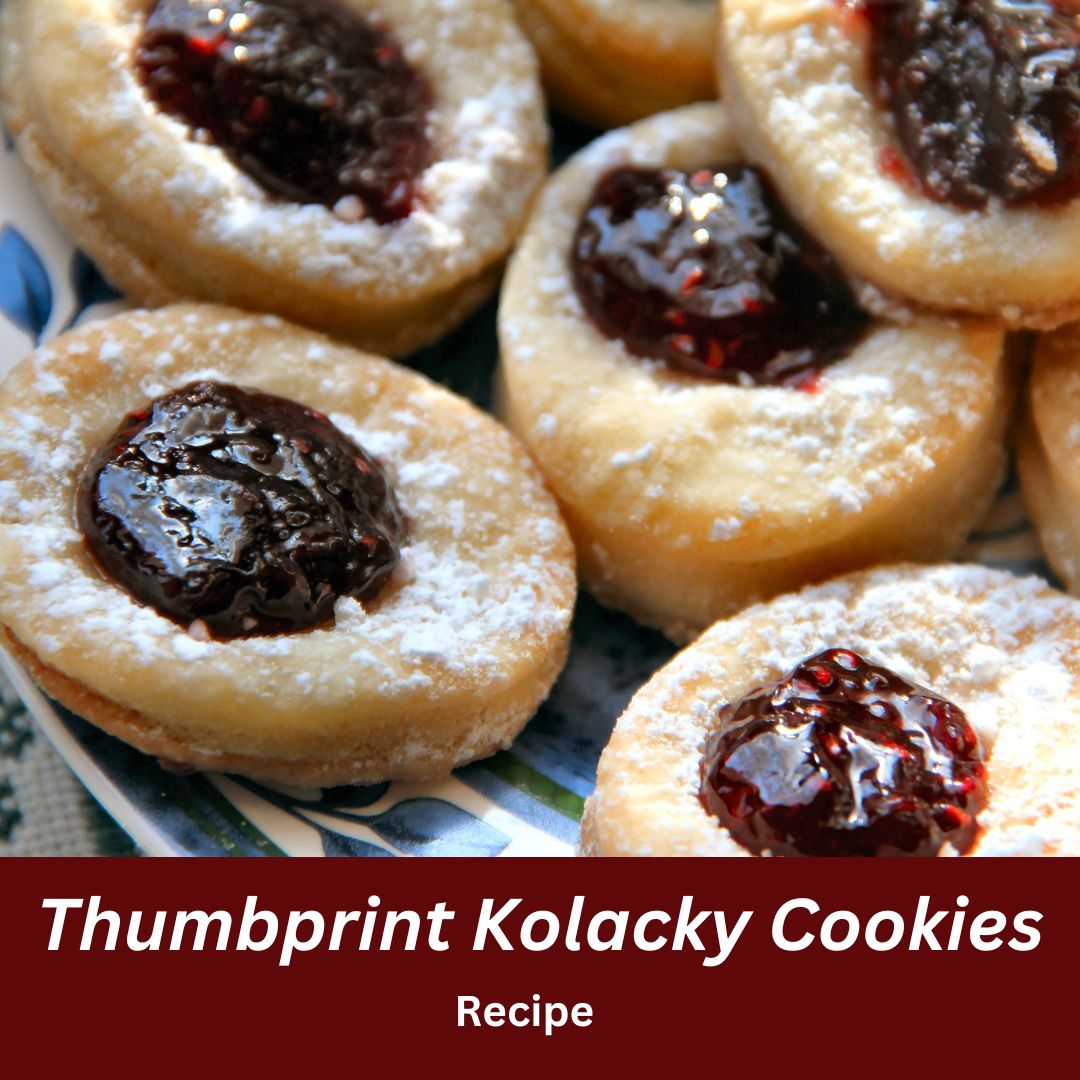 Thumbprint Kolacky Cookies